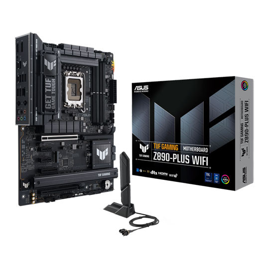 ASUS TUF GAMING Z890-PLUS WIFI DDR5 PCIe 5.0 ATX Motherboard